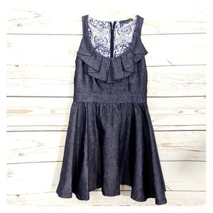 EUC ~ Forever 21  Chambray Fit & Flare Dress